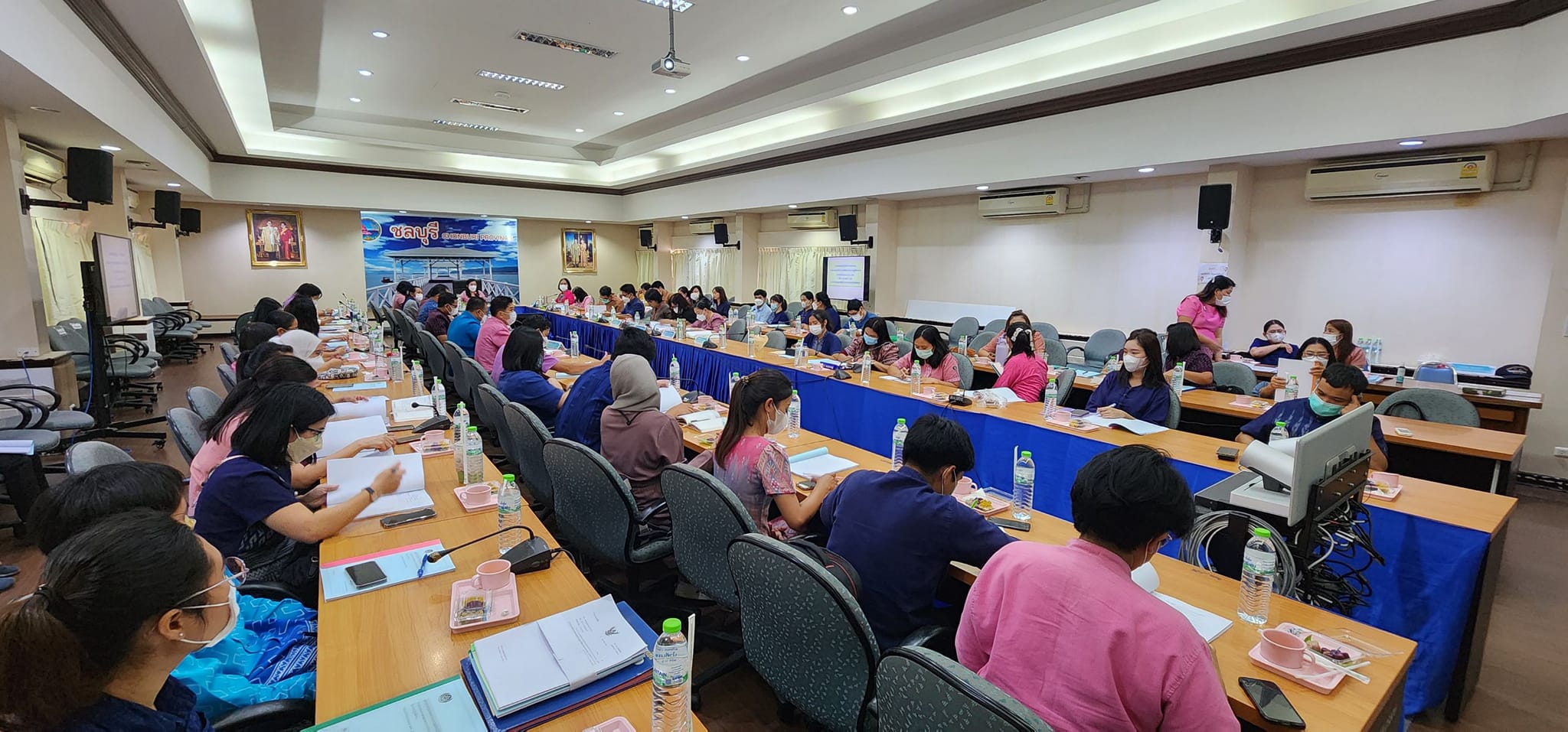 พช.ชลบุรี จัดประชุมผู้บริหาร ข้าราชการ ลูกจ้างประจำ และพนักงาน ในสังกัดสำนักงานพัฒนาชุมชนจังหวัดชลบุรี ครั้งที่ 2/2566