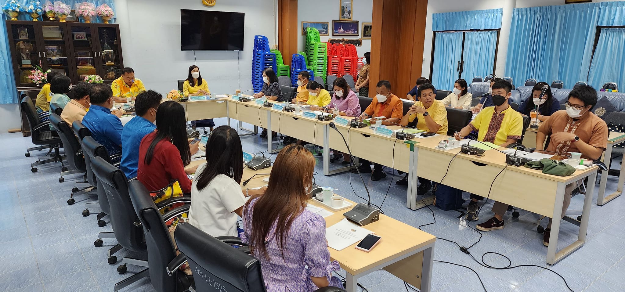 พช.ชลบุรี จัดประชุมผู้อำนวยการกลุ่มงาน และพัฒนาการอำเภอสัญจร ครั้งที่ 3/2566