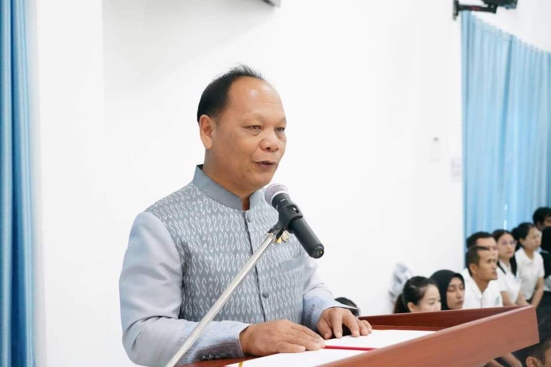 พช.ชลบุรี ร่วมพิธีเปิดอบรมพัฒนากรรุ่น 123