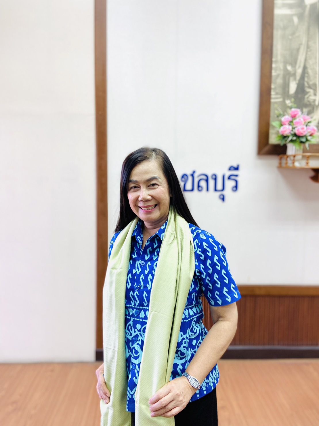 พช.ชลบุรี จัดประชุมคณะกรรมการโครงการ “ผ้าไทยใส่ให้สนุก” ตามแนวพระดำริ สมเด็จพระเจ้าลูกเธอ เจ้าฟ้าสิริวัณณวรี นารีรัตนราชกัญญา ระดับจังหวัด ประจำปี พ.ศ.2566