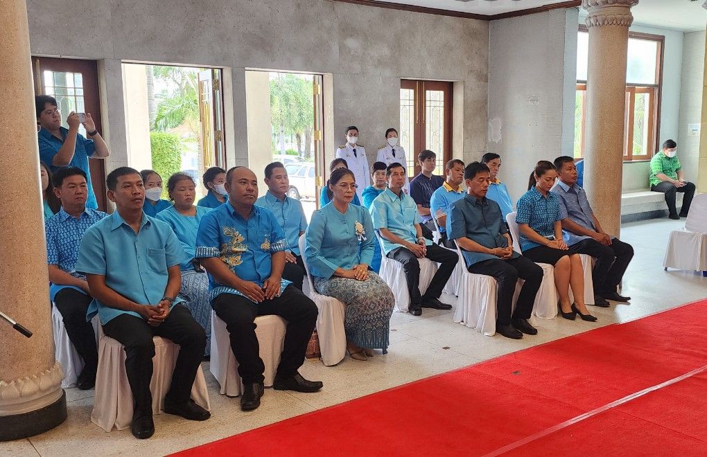 พช.ชลบุรี จัดพิธีมอบเงินพระราชทานขวัญถุงกองทุนแม่ของแผ่นดิน ประจำปี 2566