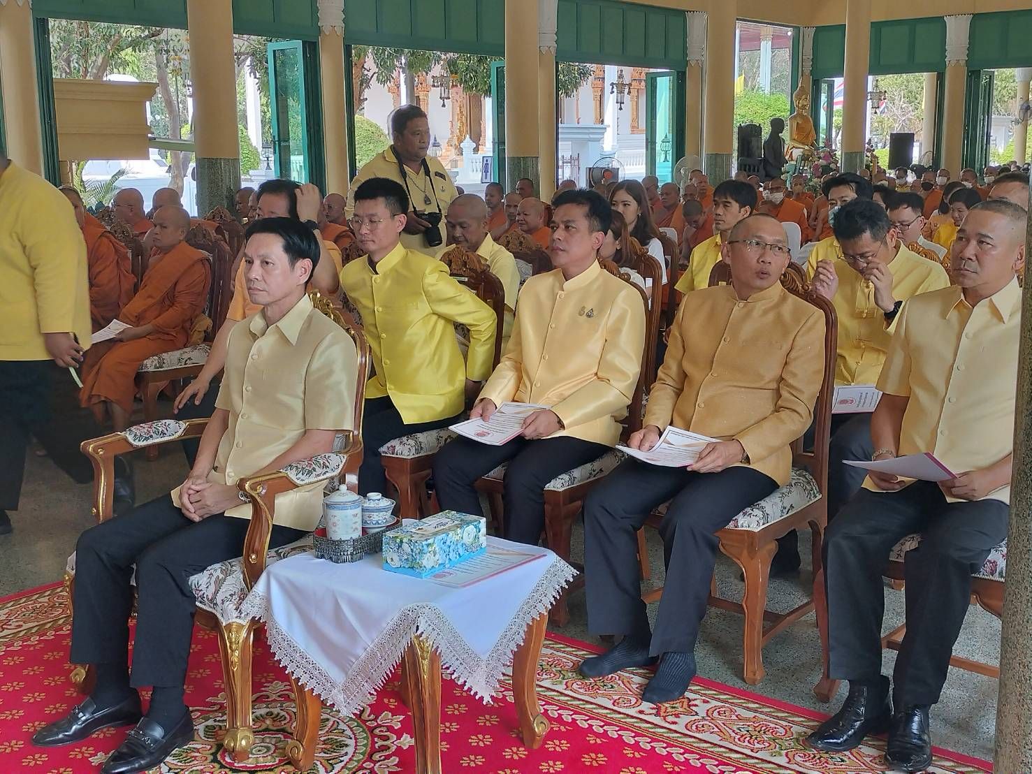พช.ชลบุรี ร่วมพิธีเจริญพระพุทธมนต์เฉลิมพระเกียรติถวายพระพรชัยมงคลแด่ พระบาทสมเด็จพระเจ้าอยู่หัว เนื่องในโอกาสวันเฉลิมพระชนมพรรษา 6 รอบ 28 กรกฎาคม 2567