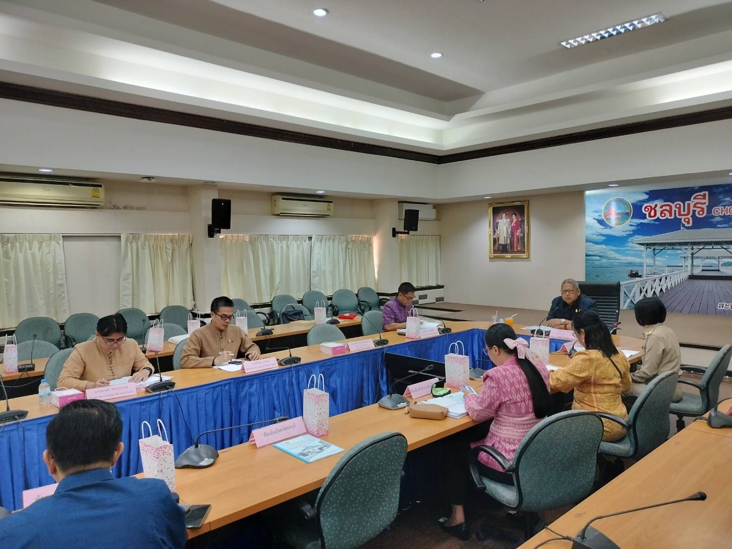 พช.ชลบุรี รับการตรวจติดตามราชการจากผู้ตรวจกระทรวงมหาดไทย เขตที่ 8