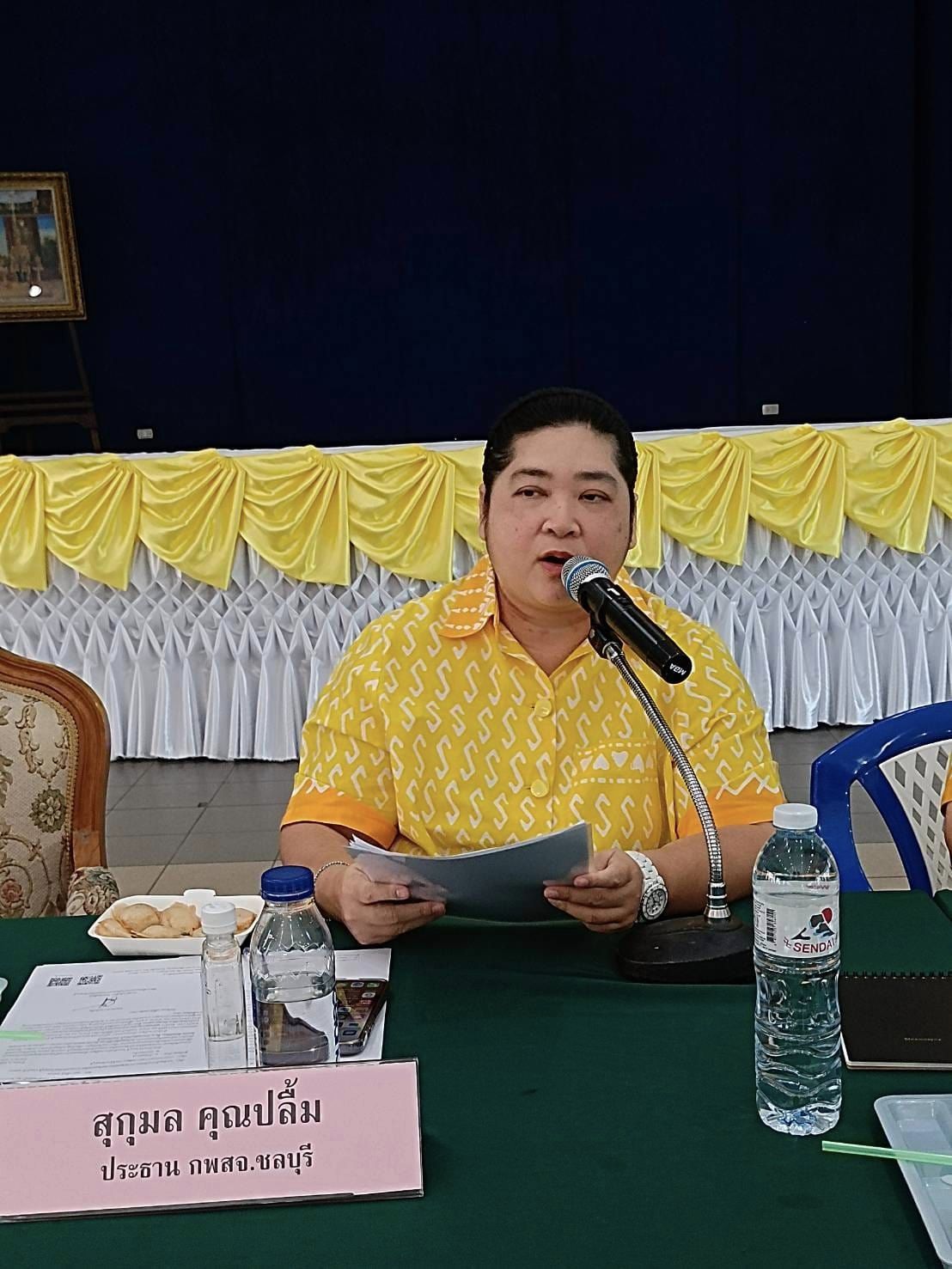 พช.ชลบุรี ร่วมประชุมคณะกรรมการพัฒนาสตรีจังหวัดชลบุรี ครั้งที่ 1/2567