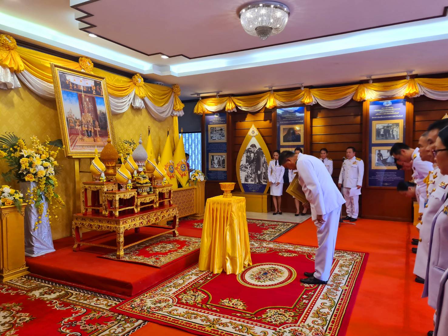 📢📢พช.ชลบุรี เข้าร่วมพิธีรับพระราชทานแผ่นธรรมนาวา “วัง”