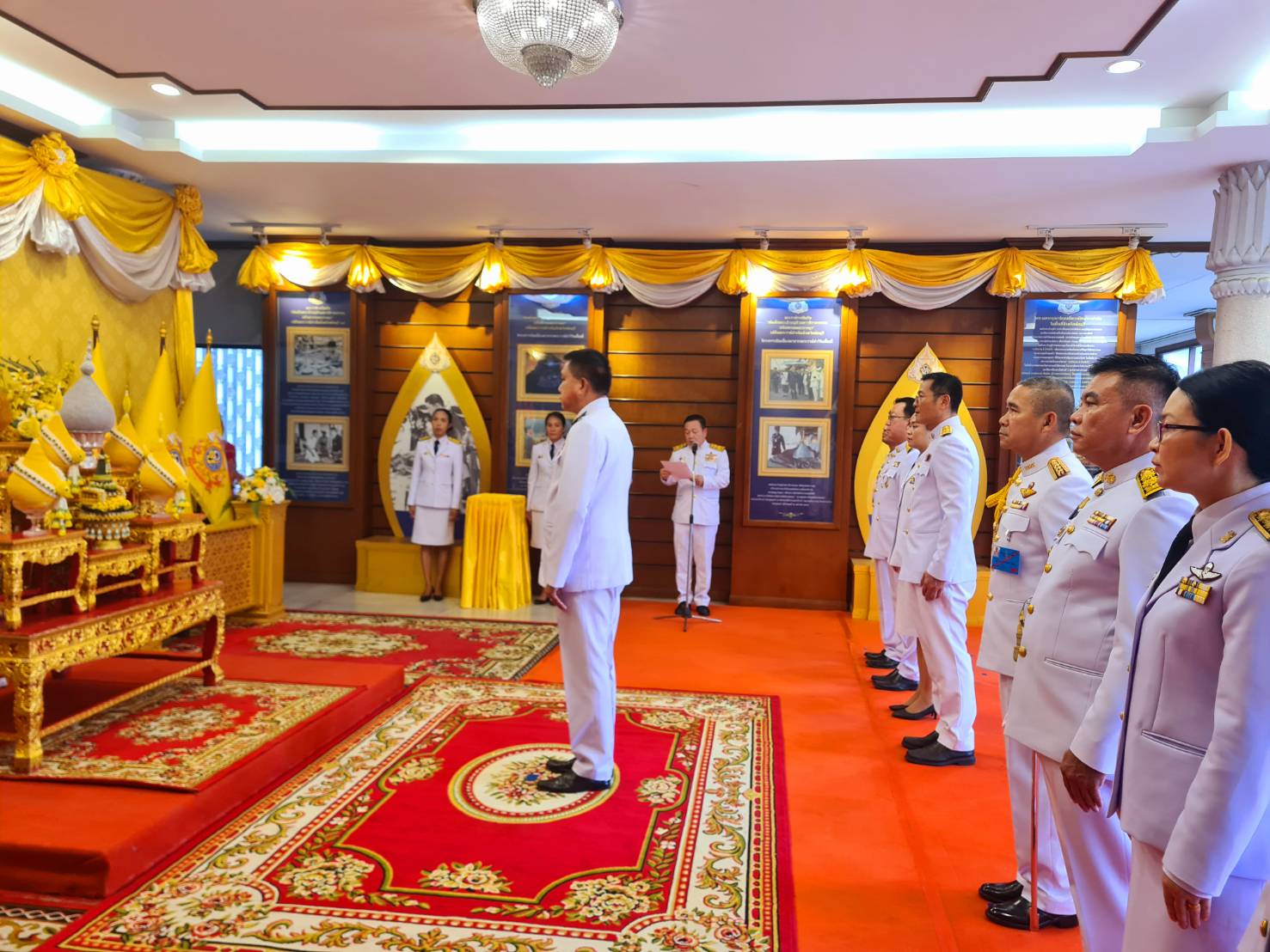 📢📢พช.ชลบุรี เข้าร่วมพิธีรับพระราชทานแผ่นธรรมนาวา “วัง”