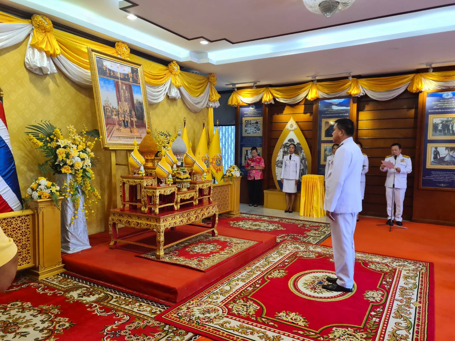 📢📢พช.ชลบุรี เข้าร่วมพิธีรับพระราชทานแผ่นธรรมนาวา “วัง”