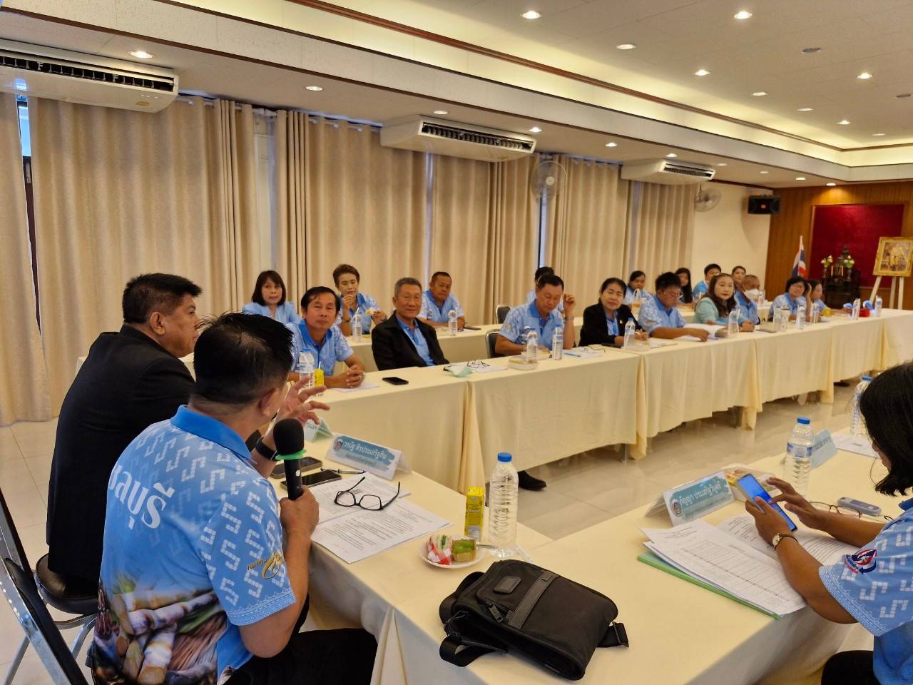 📍📍พช.ชลบุรี ร่วมประชุมเครือข่ายกองทุนแม่ของแผ่นดินจังหวัดชลบุรี ครั้งที่ 2/2567