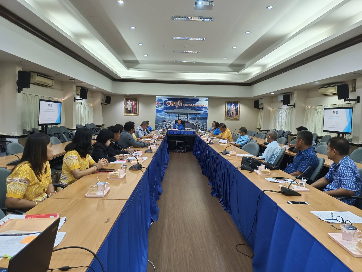 💠💠พช.ชลบุรี จัดประชุมเชิงปฏิบัติการส่งเสริมการขับเคลื่อนกิจกรรมตามแผนพัฒนาตำบล