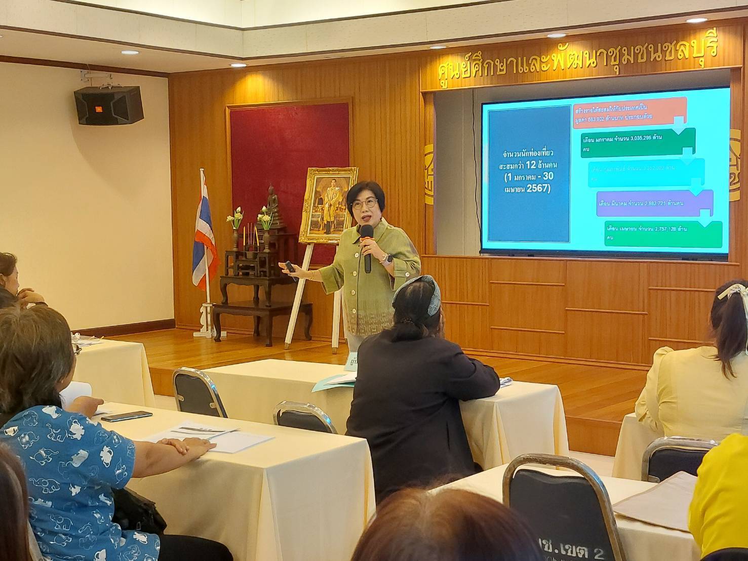 🎗🎗จังหวัดชลบุรี จัดประชุมเชิงปฏิบัติการให้ความรู้แก่ผู้ผลิต ผู้ประกอบการ OTOP ในการส่งเสริมและพัฒนาผลิตภัณฑ์