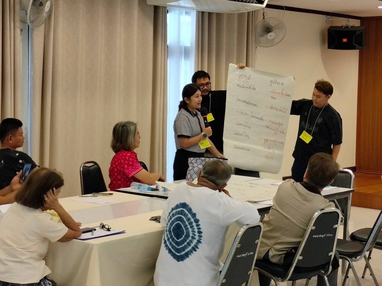 🖍🖍พช.ชลบุรี จัดโครงการพัฒนาผลิตภัณฑ์ OTOP กลุ่มปรับตัวสู่การพัฒนา (Quadrant D)