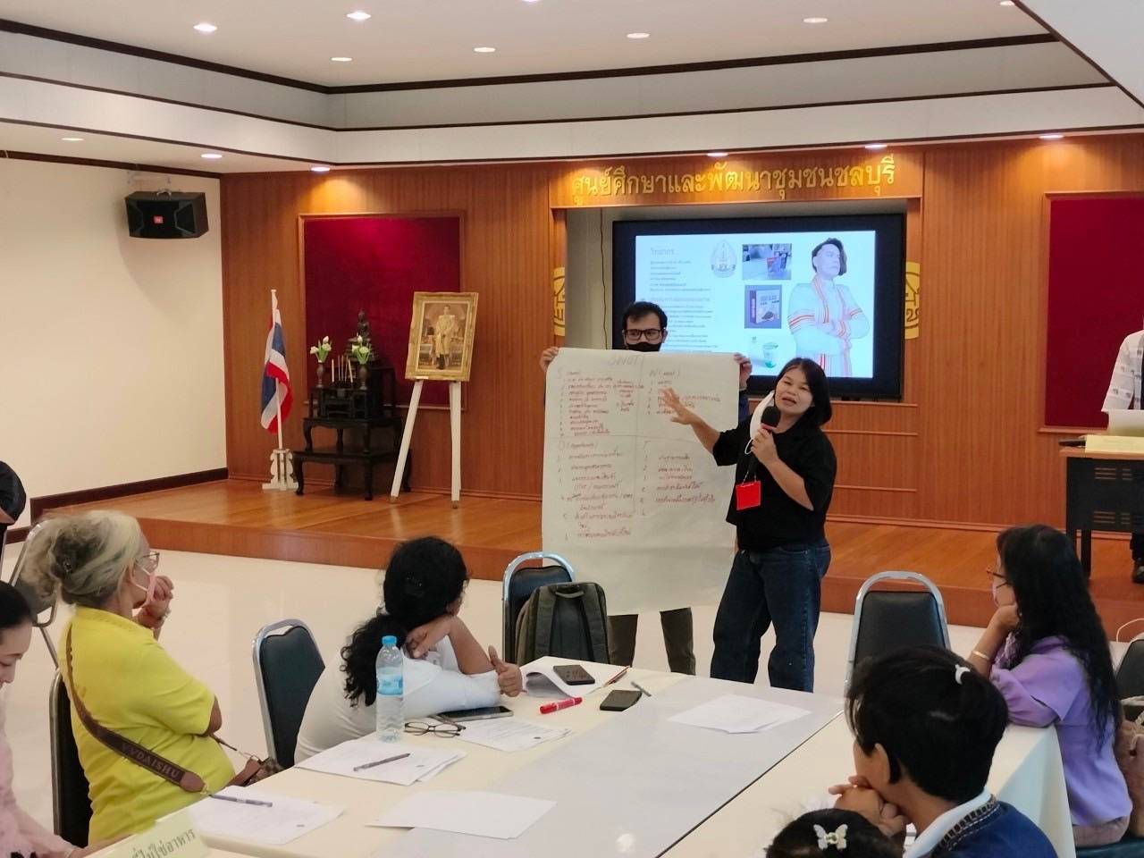 🖍🖍พช.ชลบุรี จัดโครงการพัฒนาผลิตภัณฑ์ OTOP กลุ่มปรับตัวสู่การพัฒนา (Quadrant D)