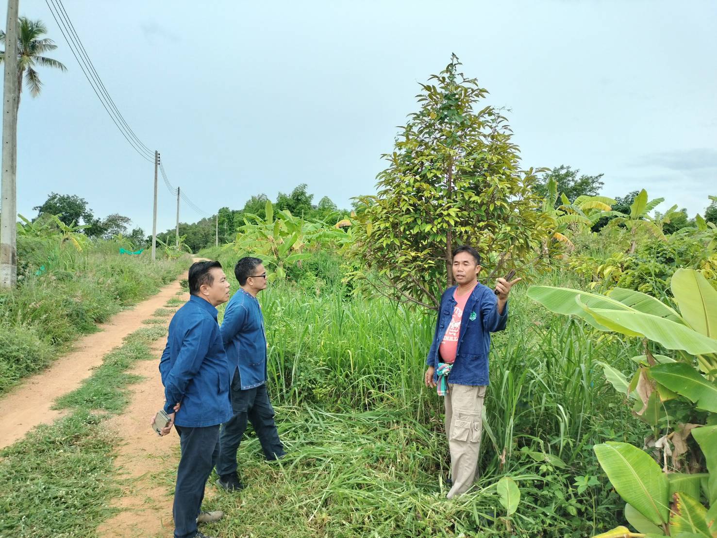 📍📍พช.ชลบุรี ลงพื้นที่ติดตามและสนับสนุนการดำเนินงานศูนย์เรียนรู้ฯ “โคก หนอง นา” ระดับตำบล (CLM)