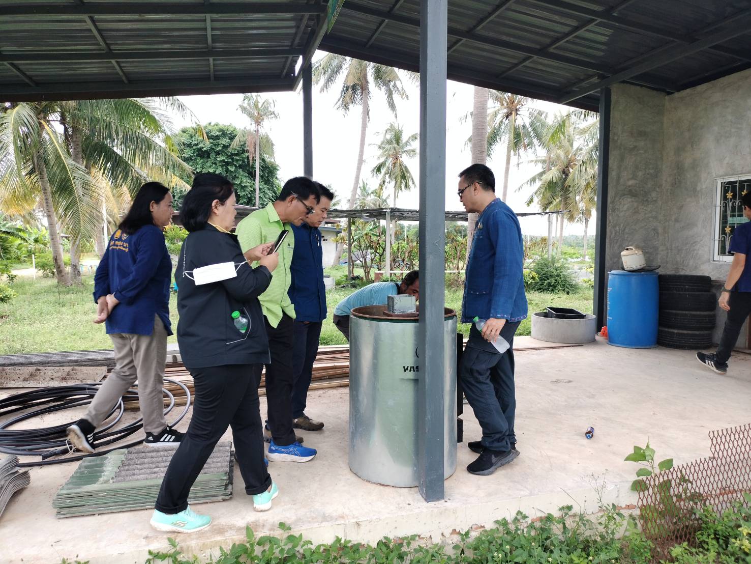 📍📍พช.ชลบุรี ลงพื้นที่ติดตามและสนับสนุนการดำเนินงานศูนย์เรียนรู้ฯ “โคก หนอง นา” ระดับตำบล (CLM)