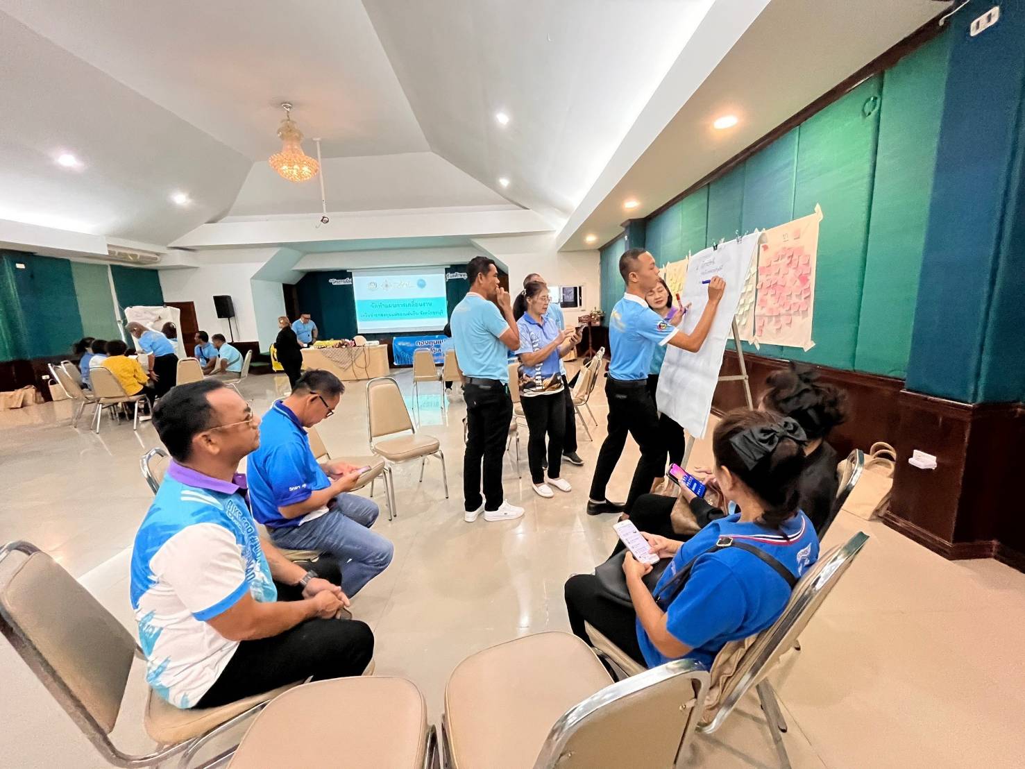 🎗🎗พช.ชลบุรี ร่วมกับเครือข่ายกองทุนแม่ของแผ่นดินจังหวัดชลบุรี ดำเนินโครงการอบรมเพิ่มศักยภาพคณะกรรมการเครือข่ายกองทุนแม่ของแผ่นดินจังหวัดชลบุรี และศึกษาดูงาน