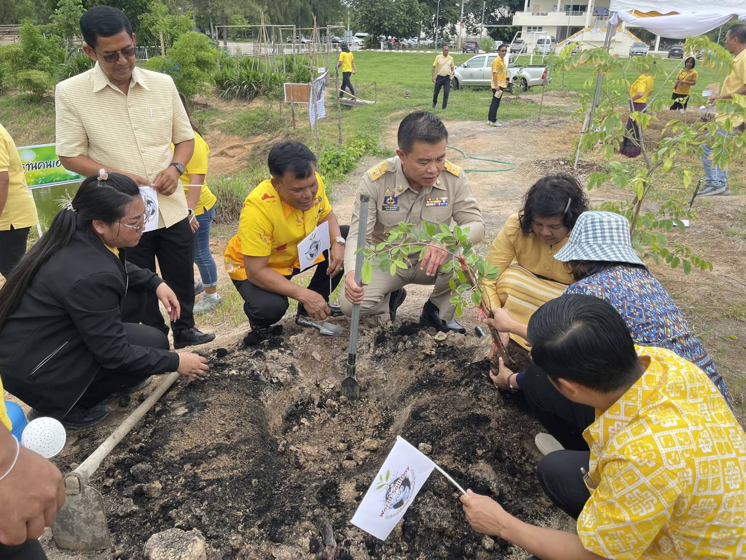 📢📢พัฒนาการจังหวัดชลบุรี เป็นประธานโครงการพัฒนาศักยภาพศูนย์เรียนรู้การพัฒนาคุณภาพชีวิตตามหลักทฤษฎีใหม่ประยุกต์สู่ “โคก หนอง นา”