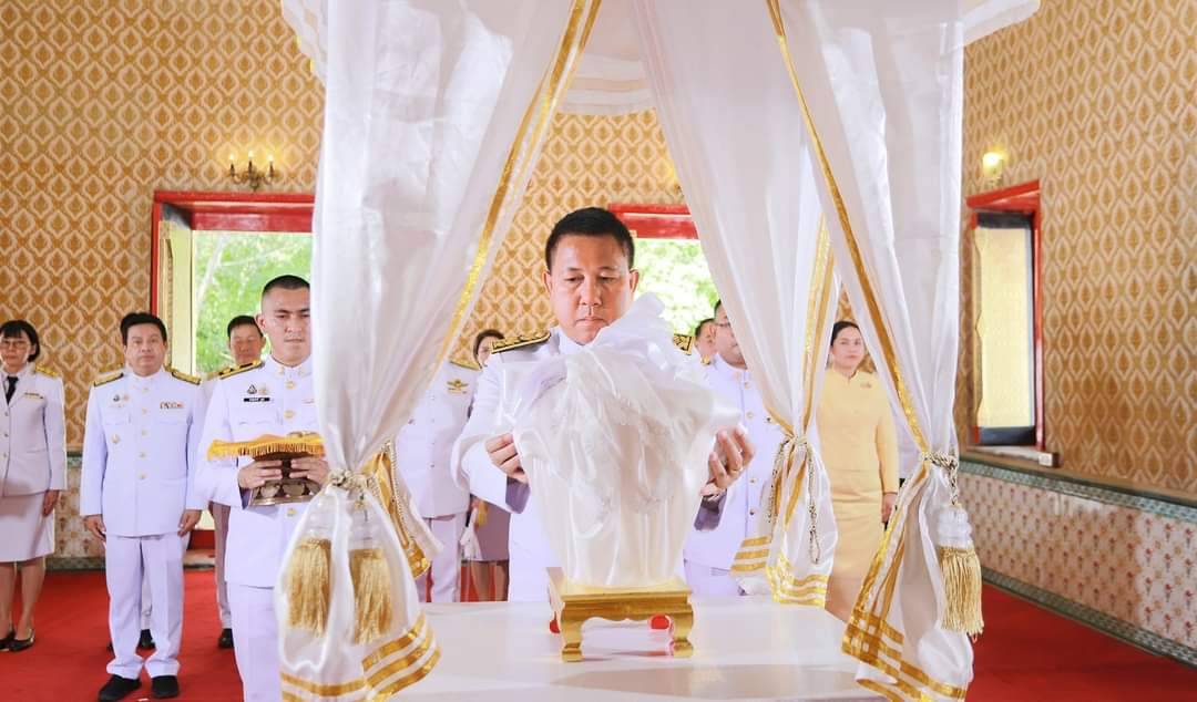 ♦️♦️พช.ชลบุรี ร่วมพิธีพลีกรรมตักน้ำจากแหล่งน้ำศักดิ์สิทธิ์