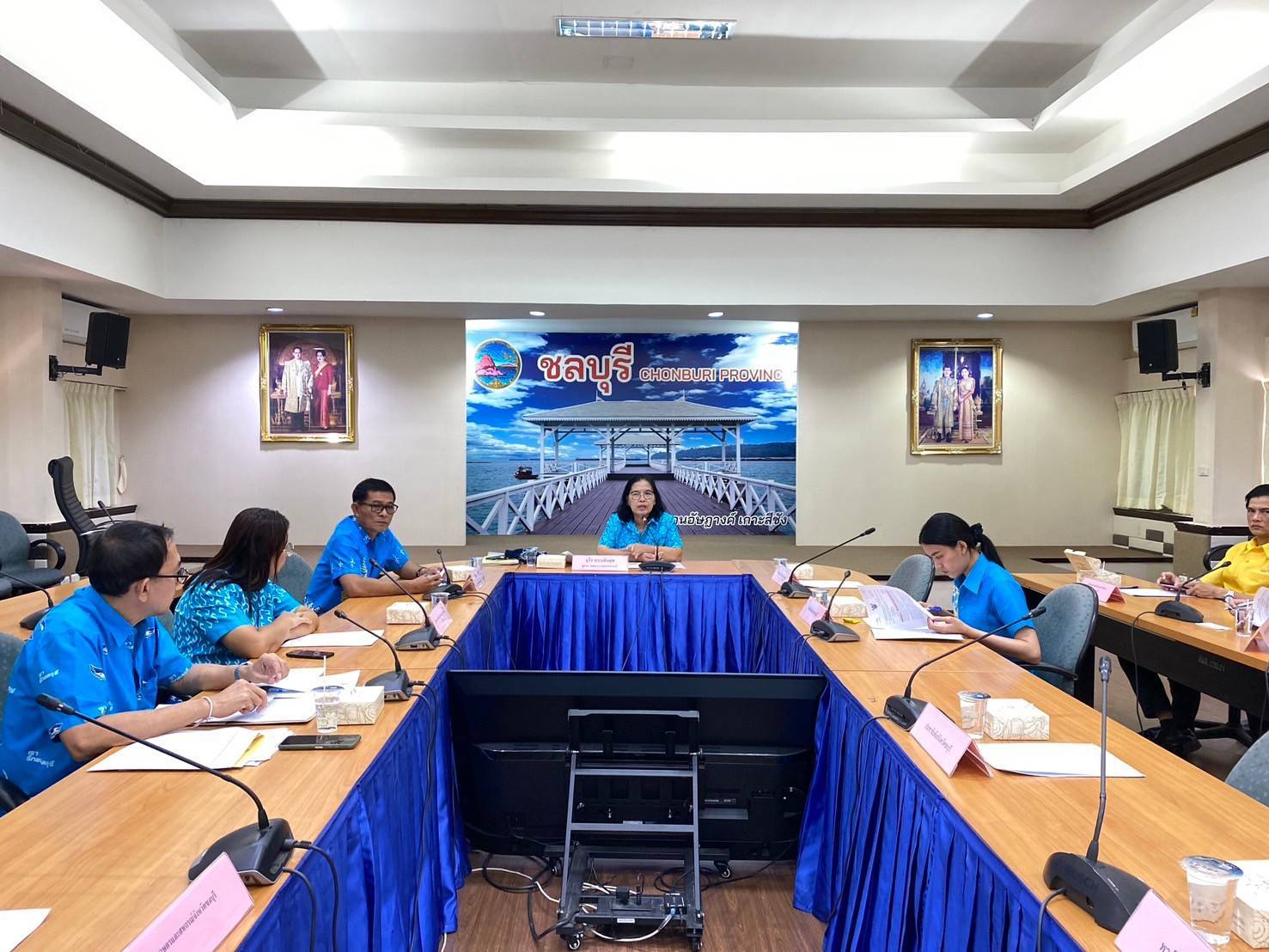 🔷️🔷️พช.ชลบุรี จัดประชุมคณะทำงานสนับสนุนการดำเนินงาน ด้านการเกษตร ด้านการแปรรูป (OTOP/SMEs)  ด้านการท่องเที่ยวโดยชุมชน ครั้งที่ 1/2567