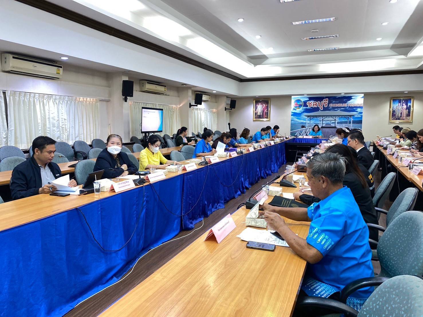 🔷️🔷️พช.ชลบุรี จัดประชุมคณะทำงานสนับสนุนการดำเนินงาน ด้านการเกษตร ด้านการแปรรูป (OTOP/SMEs)  ด้านการท่องเที่ยวโดยชุมชน ครั้งที่ 1/2567