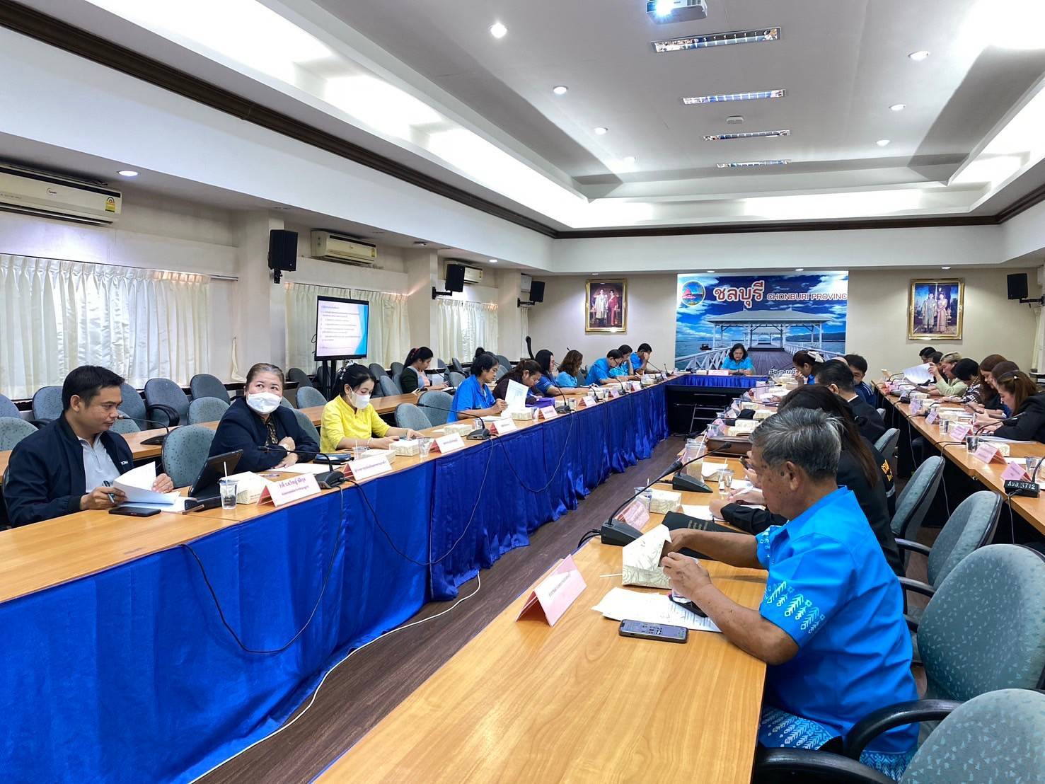 🔷️🔷️พช.ชลบุรี จัดประชุมคณะทำงานสนับสนุนการดำเนินงาน ด้านการเกษตร ด้านการแปรรูป (OTOP/SMEs)  ด้านการท่องเที่ยวโดยชุมชน ครั้งที่ 1/2567