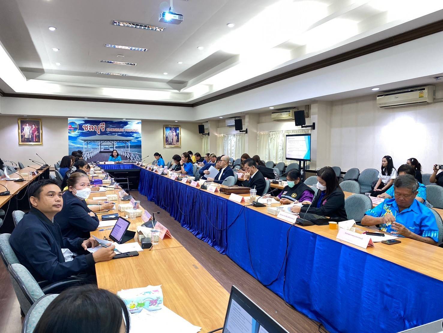 🔷️🔷️พช.ชลบุรี จัดประชุมคณะทำงานสนับสนุนการดำเนินงาน ด้านการเกษตร ด้านการแปรรูป (OTOP/SMEs)  ด้านการท่องเที่ยวโดยชุมชน ครั้งที่ 1/2567