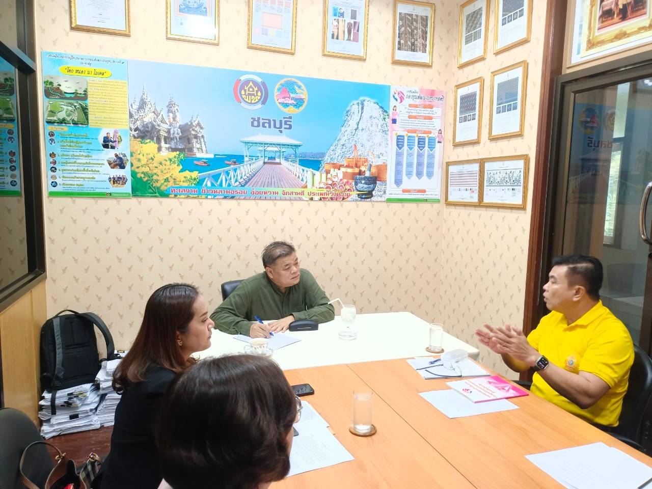 🌸กองทุนพัฒนาบทบาทสตรีจังหวัดชลบุรี ให้สัมภาษณ์งานวิจัยปริญญาเอก🌸