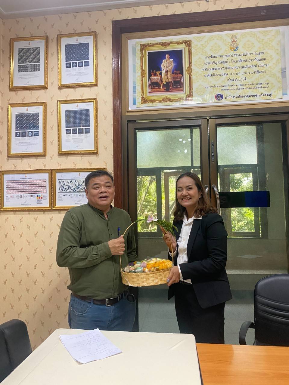 🌸กองทุนพัฒนาบทบาทสตรีจังหวัดชลบุรี ให้สัมภาษณ์งานวิจัยปริญญาเอก🌸