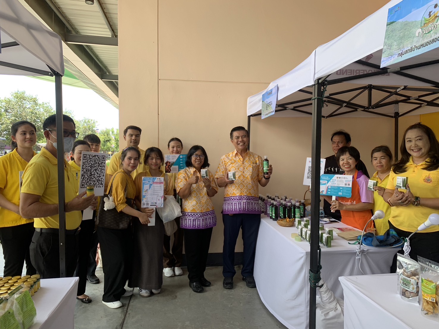 พช.ชลบุรี ดำเนินกิจกรรมประชาสัมพันธ์และทดสอบตลาด โครงการส่งเสริมกระบวนการเครือข่ายองค์ความรู้ (Knowledge Base OTOP : KBO)