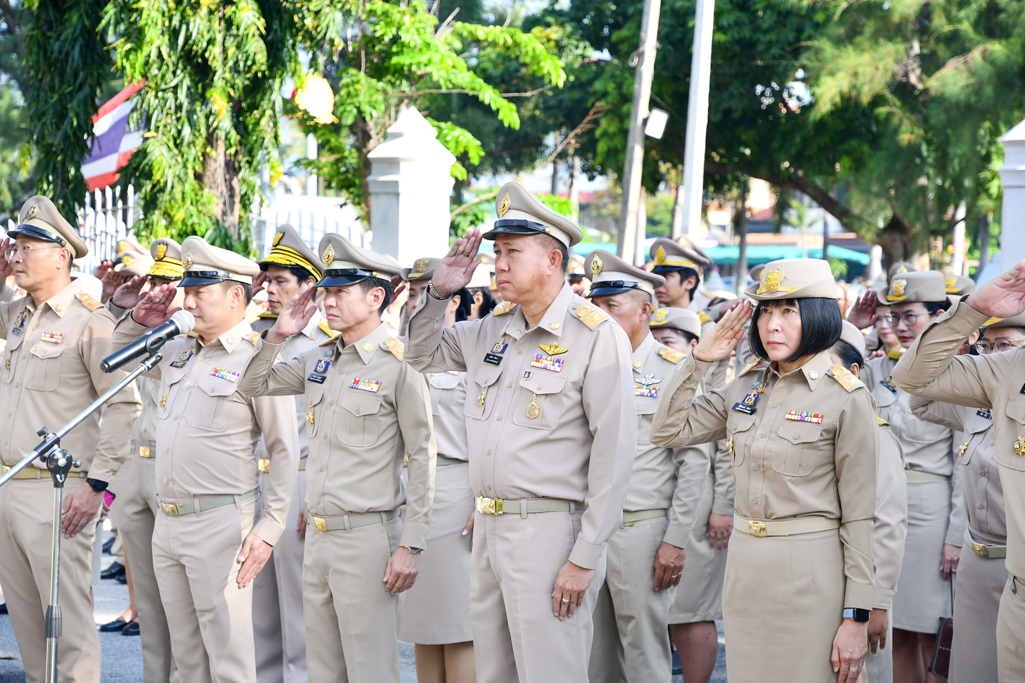 🌊 พช.ชลบุรี เข้าร่วมกิจกรรมเนื่องในวันพระราชทานธงชาติไทย (Thai National Flag Day)