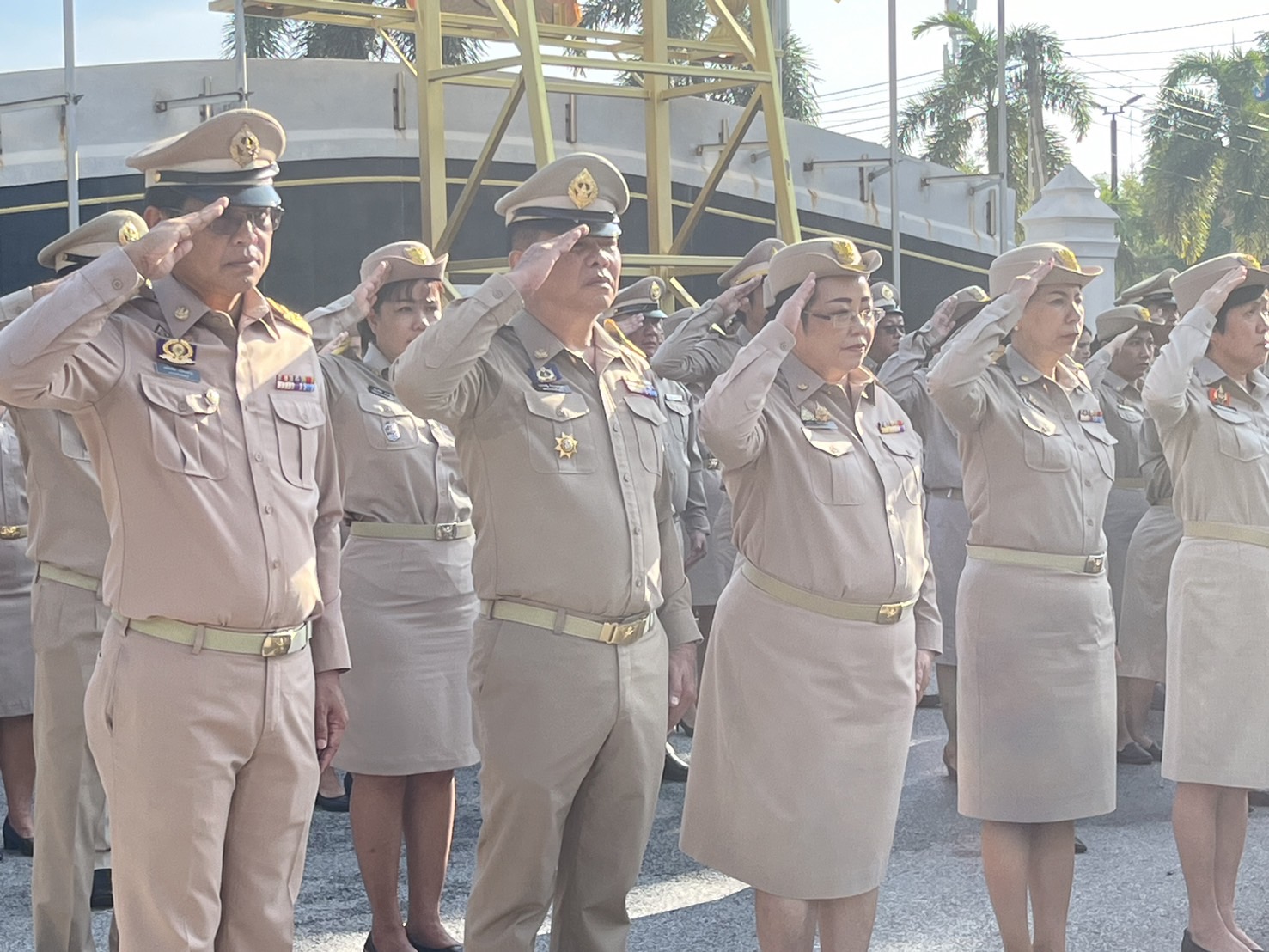 🌊 พช.ชลบุรี เข้าร่วมกิจกรรมเนื่องในวันพระราชทานธงชาติไทย (Thai National Flag Day)