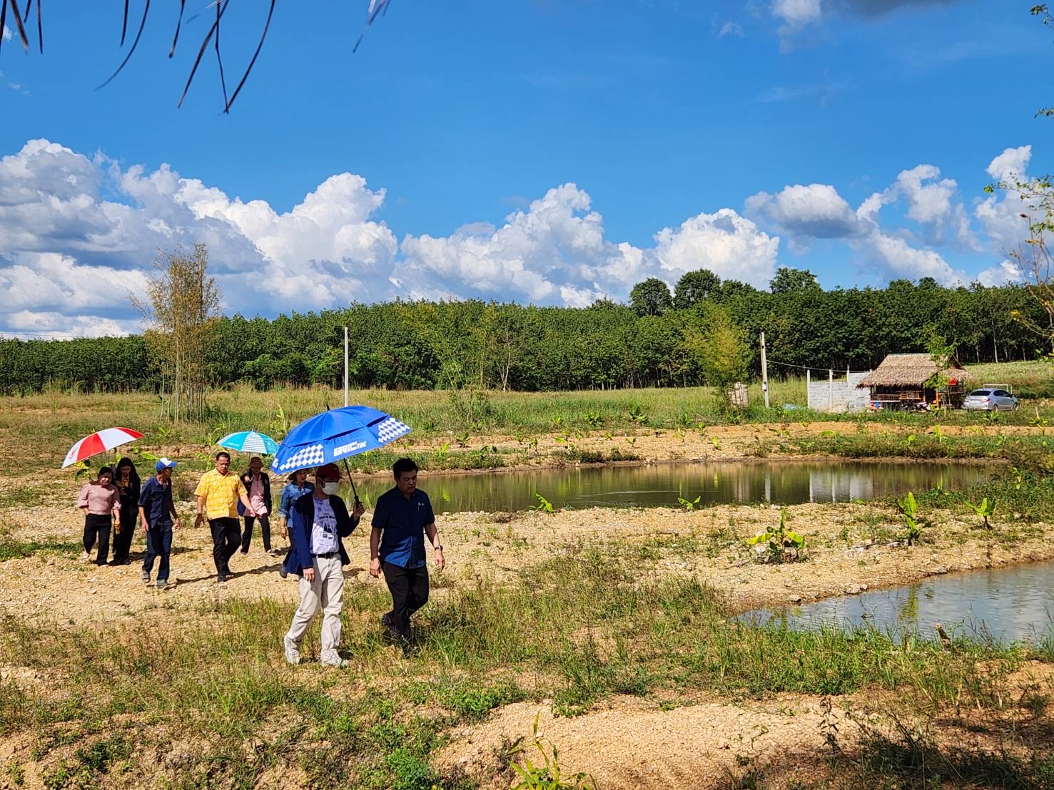🌳🥬 พช.ชลบุรี ติดตามนิเทศงาน โคก หนอง นา อำเภอบ่อทอง จังหวัดชลบุรี