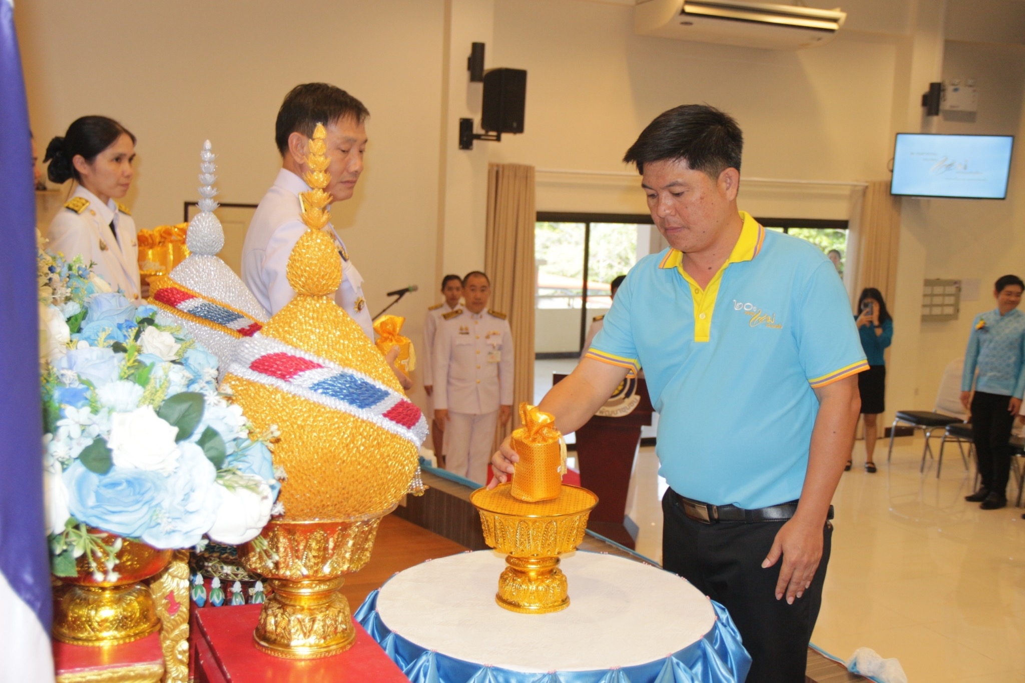 สุดยิ่งใหญ่ พช.ชลบุรี จัดพิธีพระราชทานเงินขวัญถุงกองทุนแม่ของแผ่นดินจังหวัดชลบุรี ประจำปี 2567