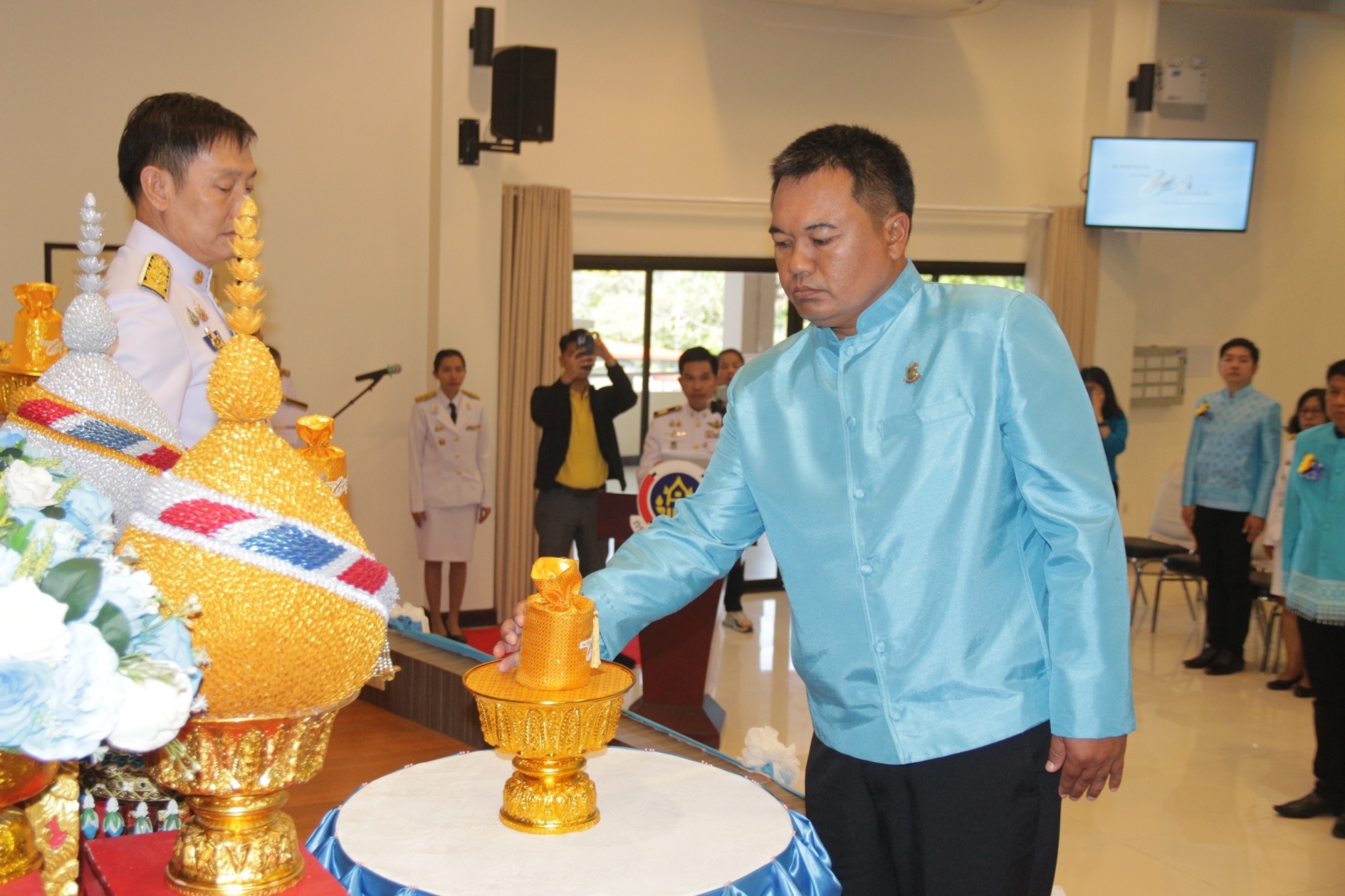 สุดยิ่งใหญ่ พช.ชลบุรี จัดพิธีพระราชทานเงินขวัญถุงกองทุนแม่ของแผ่นดินจังหวัดชลบุรี ประจำปี 2567