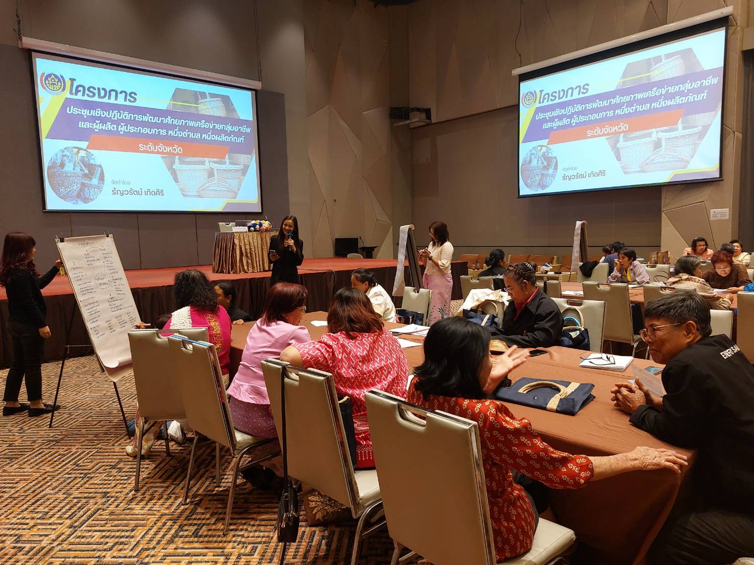 👍 พช.ชลบุรี ดำเนินโครงการประชุมเชิงปฏิบัติการพัฒนาศักยภาพเครือข่ายกลุ่มอาชีพ และผู้ผลิต ผู้ประกอบการ หนึ่งตำบล หนึ่งผลิตภัณฑ์ ระดับจังหวัด