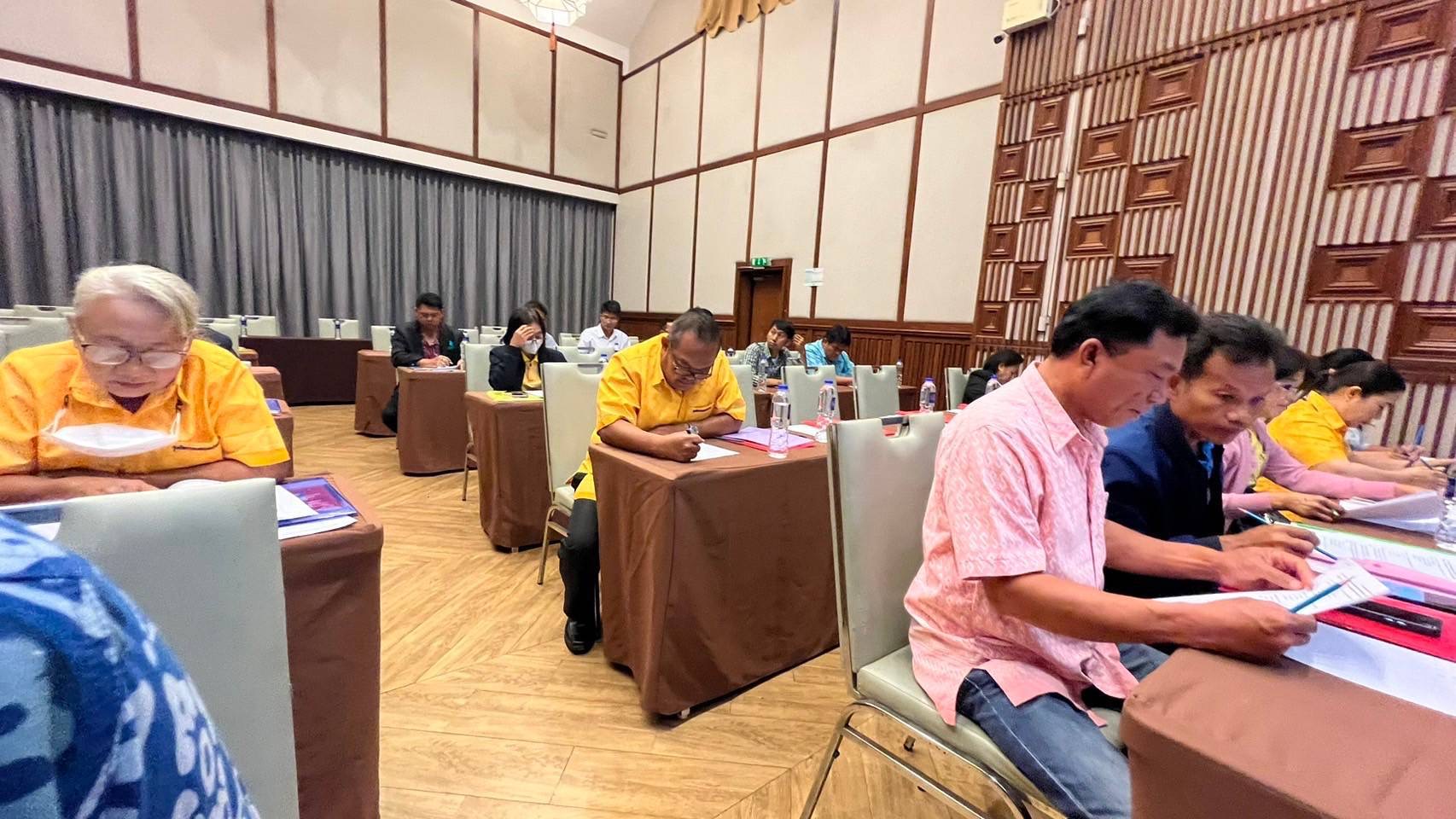 📢📢 พช.ชลบุรี จัดประชุมเชิงปฏิบัติการเสริมสร้างธรรมาภิบาลโครงการแก้ไขปัญหาความยากจน (กข.คจ.) ระดับจังหวัด