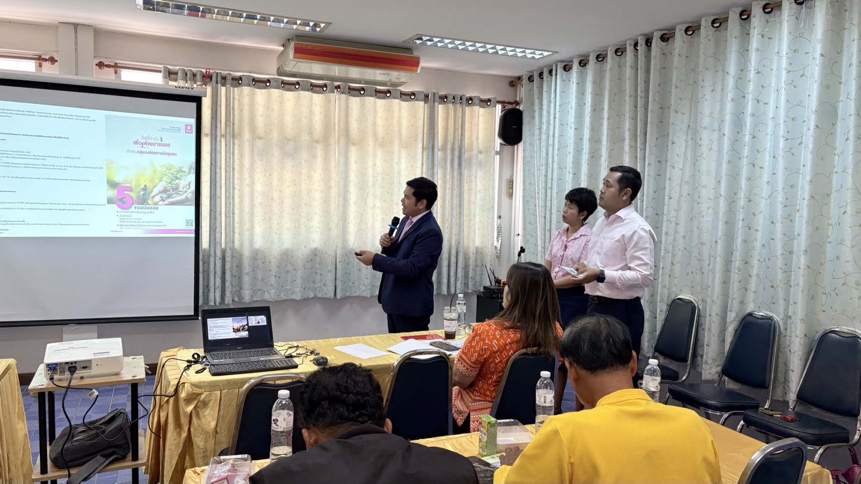 📢 พช.ชลบุรี จัดกิจกรรม เพิ่มศักยภาพคณะกรรมการงานทุนชุมชนขับเคลื่อนเศรษฐกิจฐานรากและการเข้าถึงแหล่งทุนของประชาชนในชุมชน