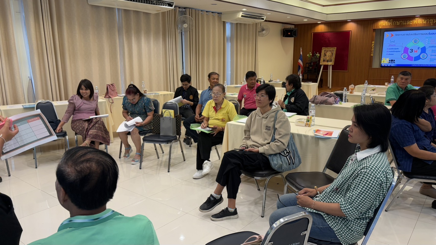 📣📣 พช.ชลบุรี จัดประชุมเชิงปฏิบัติการเสริมศักยภาพการขับเคลื่อนการออมและพัฒนาทักษะทางการเงิน (Financial Literacy) ระดับจังหวัด