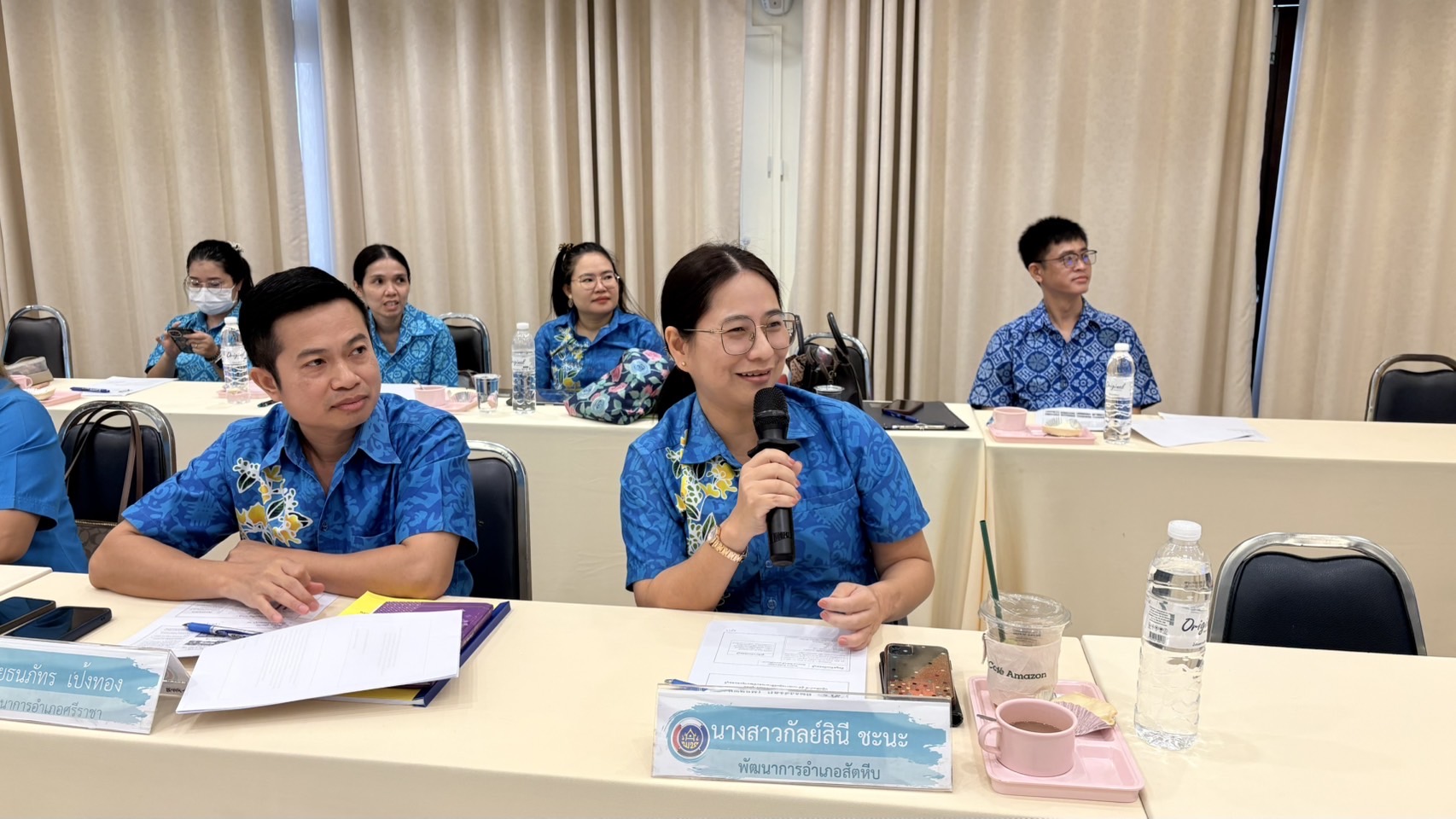 📖👍 พช.ชลบุรี รับการตรวจราชการของผู้ตรวจราชการกรมการพัฒนาชุมชน