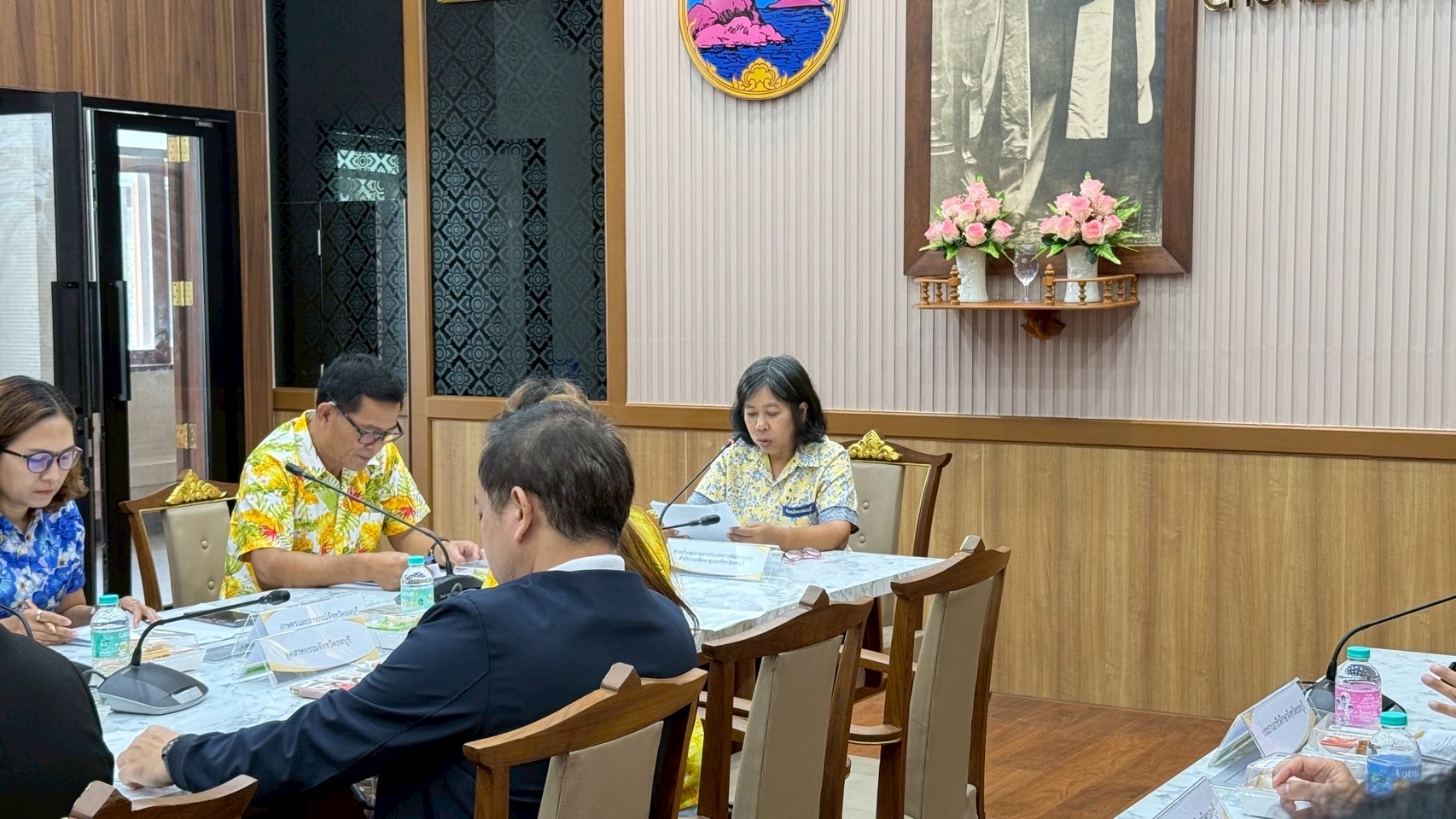 🌊🌊 พช.ชลบุรี จัดประชุมคณะทำงานสนับสนุนการดำเนินงาน ด้านการเกษตร ด้านการแปรรูป (OTOP/SMEs) ด้านการท่องเที่ยวโดยชุมชน ครั้งที่ 2/2568