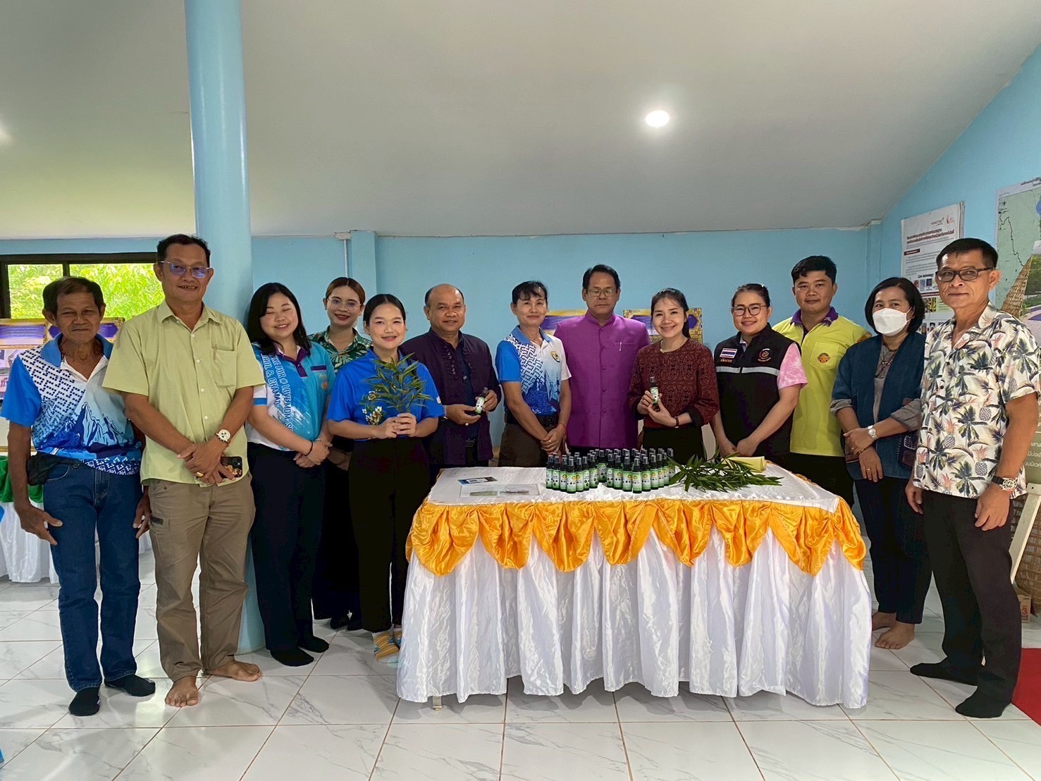 🧡🐘 พช.ชลบุรี ร่วมลงพื้นที่สนับสนุนหมู่บ้านคนรักษ์ช้างฯ จังหวัดชลบุรี