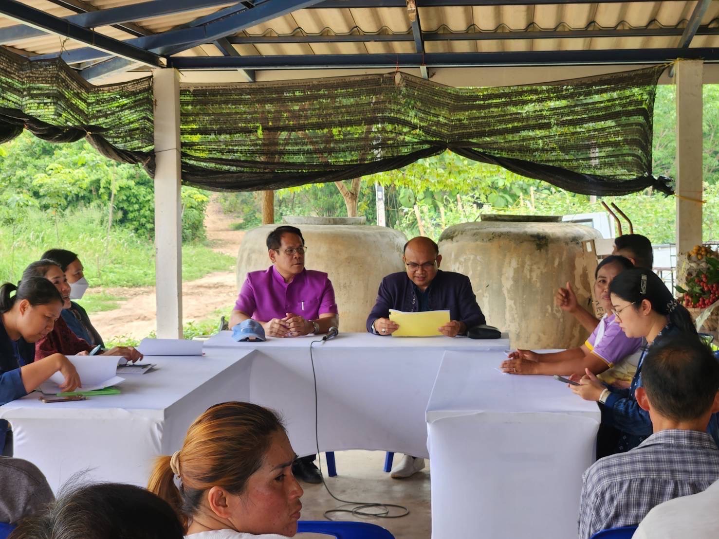 🧡🐘 พช.ชลบุรี ร่วมลงพื้นที่สนับสนุนหมู่บ้านคนรักษ์ช้างฯ จังหวัดชลบุรี