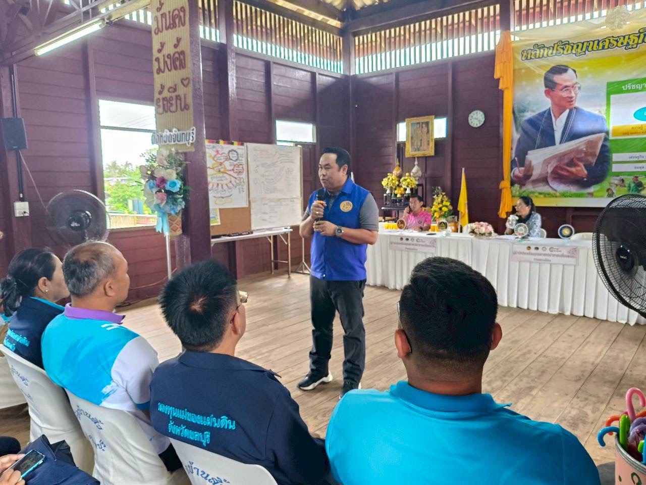 พช.ชลบุรี ร่วมกับเครือข่ายกองทุนแม่ของแผ่นดินจังหวัดชลบุรี ดำเนินโครงการอบรมเพิ่มศักยภาพคณะกรรมการเครือข่ายกองทุนแม่ของแผ่นดินจังหวัดชลบุรี และศึกษาดูงาน ประจำปี 2568