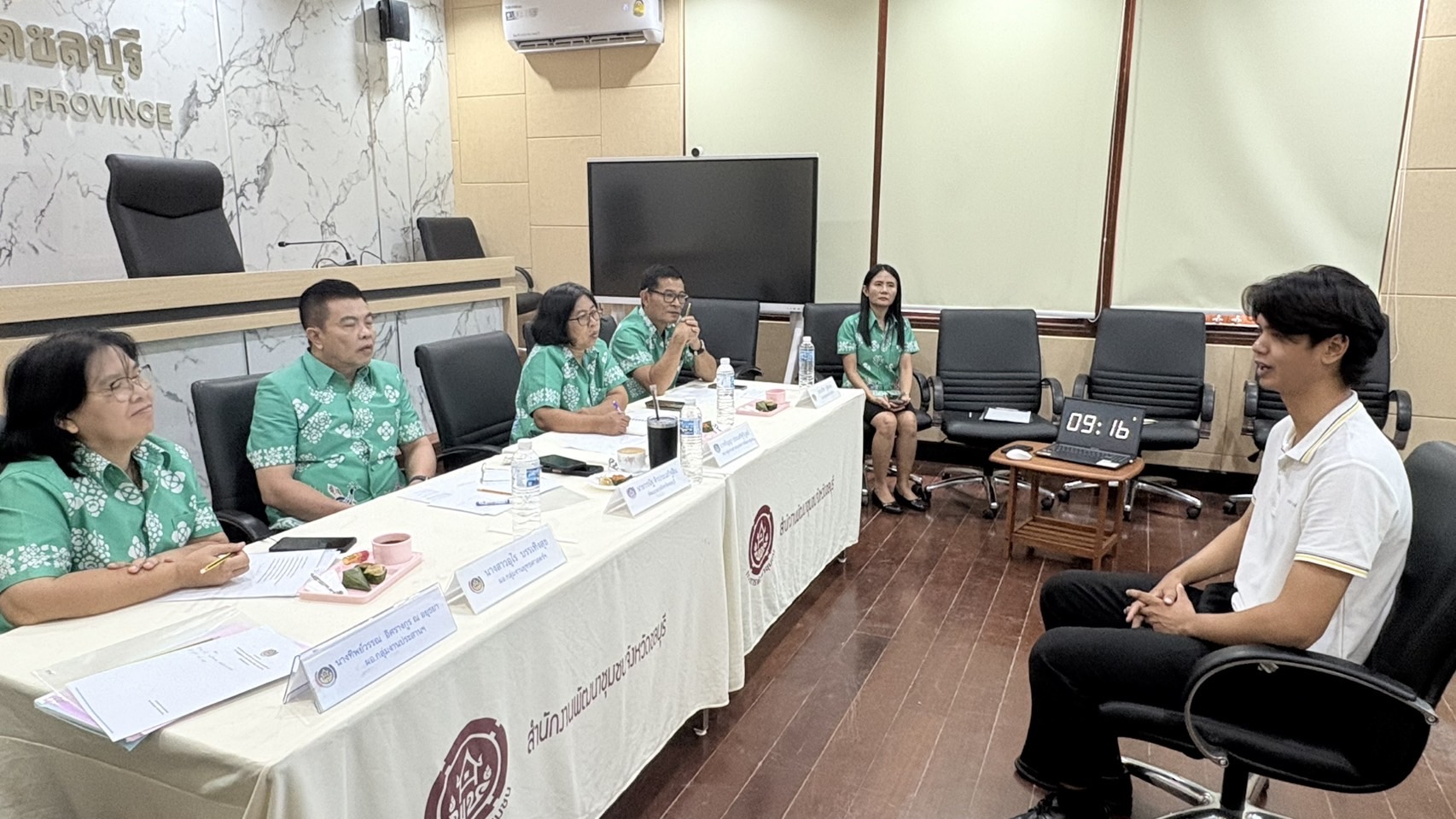 🎯🎯พช.ชลบุรี ดำเนินการสอบคัดเลือกบุคคลเพื่อแต่งตั้งเป็นอาสาพัฒนา (อสพ.) รุ่นที่ 77 (สอบสัมภาษณ์)